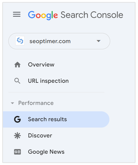 google search console søgeresultater